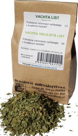 Vachta trojlistá list