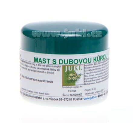 Masť s dubovou kôrou