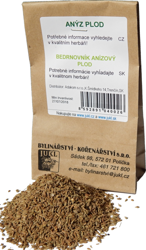 Bedrovník anízový plod Bedrovník anízový plod
